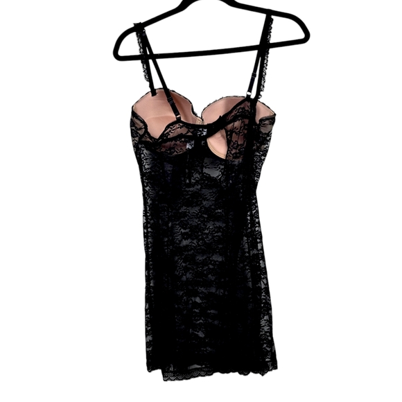 Adore Me Womens Black Lace Bustier Slip Size XL NWT - Picture 7 of 8